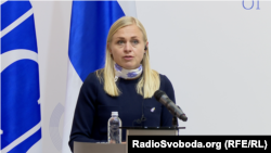 Elina Valtonen, head of the OSCE and foreign minister for Finland, demanded respect for Bosnia-Herzegovina's constitutional framework during a visit to Sarajevo on March 18. (file photo)