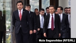 The uneasy cohabitation of Georgia's President Mikheil Saakashvili (left) and Prime Minister Bidzina Ivanishvili (right) continues.