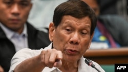 Former Philippine President Rodrigo Duterte (file photo)