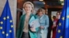 European Commission President Ursula von der Leyen arrives at the weekly College of Commissioners meeting at EU headquarters in Brussels on March 19.